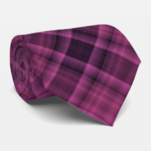 Zwarte en donkere magenta stropdas
