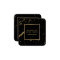 Zwarte en Gold Marble Designer