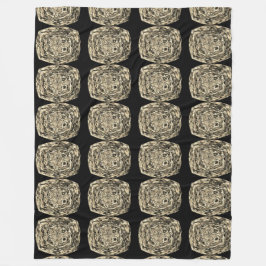 zwarte en gouden deken