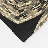 zwarte en gouden deken (Hoek)