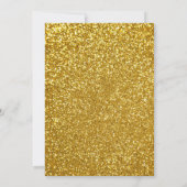 Zwarte en gouden  foto 90ste verjaardag kaart (Achterkant)