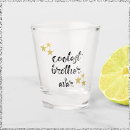Zwarte en gouden koelste Broeder ooit Shot Glas