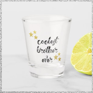 Zwarte en gouden koelste Broeder ooit Shot Glas