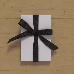 Zwarte en goudkleurige kap lint