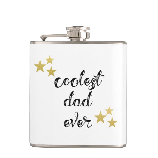 Zwarte en goudkoelste pa-erlenmeyer heupfles (Voorkant)