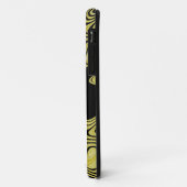 zwarte en goudtelefoonbehuizing Case-Mate iPhone case (Achterkant/links)