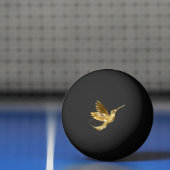 Zwarte en goudvogel pingpongballen (Net)