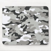 Zwarte en grijze Camo Muismat (Voorkant)