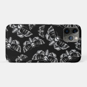 Zwarte en grijze doodskoppen Case-Mate iPhone case (Achterkant (horizontaal))