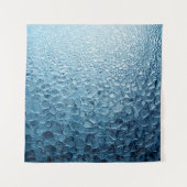 Zwarte en grijze florale kleed wandkleed (Voorkant)