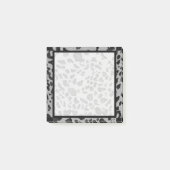 "Zwarte en grijze luipaard" 3x3 Post-it® Notes (Voorkant)