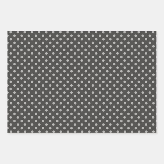 Zwarte en grijze vlekhoofden en geweien inpakpapier vel (Voorkant 2)