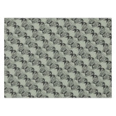 Zwarte en grijze vlinder tafelkleed (Voorkant (Horizontaal))