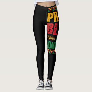  zwarte en opgeleide zwarte geschiedenis maand leggings