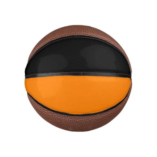 Zwarte en Oranje mini Basketbal (Voorkant)