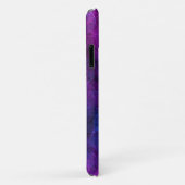 Zwarte en Paarse Abstracte bubbels Case-Mate iPhone Case (Achterkant/rechts)