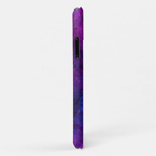 Zwarte en Paarse Abstracte bubbels Case-Mate iPhone Case (Achterkant/rechts)