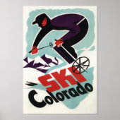 Zwarte en Paarse kledij Poster (Voorkant)