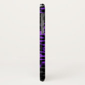 Zwarte en Paarse luipaard afdrukken Case-Mate iPhone Case (Achterkant/links)