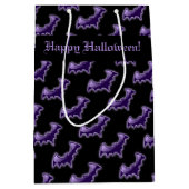 Zwarte en Paarse nachtvleermuizen Medium Cadeauzakje (Voorkant)