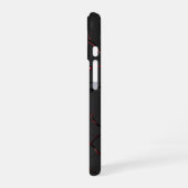 Zwarte en rode aderen iPhone 16 hoesje (Linkerkant)