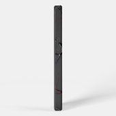 Zwarte en rode aderen iPhone hoesje (Rechterkant)