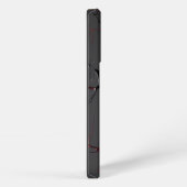 Zwarte en rode aderen iPhone hoesje (Rechterkant)