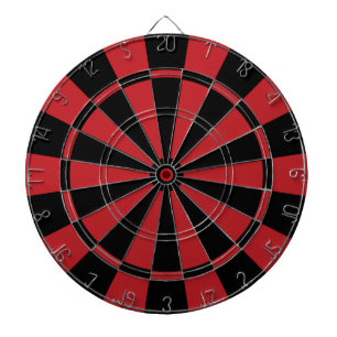 Zwarte en Rode Dart Board Dartbord
