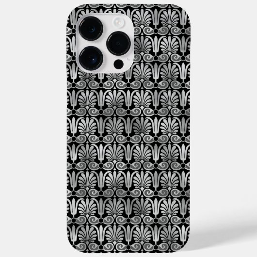 ZWARTE EN SILVER PATRONEN Case-Mate iPhone CASE (Achterkant)