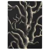 Zwarte en Tan Coral Klembord (Achterkant)