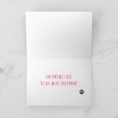 Zwarte en Tan Dachshund Moederdag Kaart (Binnen)