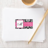 zwarte en witte Adresetiketten Etiket (Insitu)