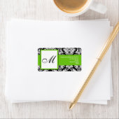  zwarte en witte Adresetiketten Etiket (Insitu)