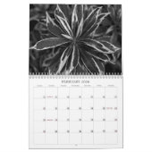 Zwarte en witte agenda kalender (Feb 2026)