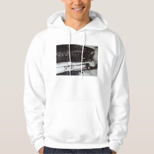 Zwarte en witte auto hoodie