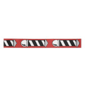 Zwarte en witte Barber Pole Lint (Voorkant)