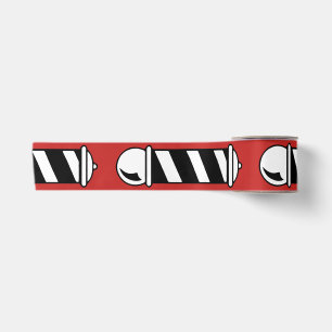 Zwarte en witte Barber Pole Lint