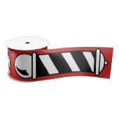 Zwarte en witte Barber Pole Lint (Spoel)