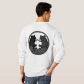 Zwarte en witte beren t-shirt (Achterkant volledig)