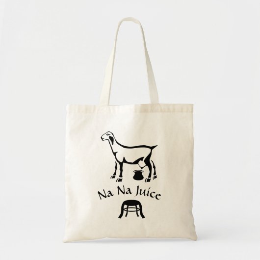 Zwarte en witte betongeit tote bag (Voorkant)