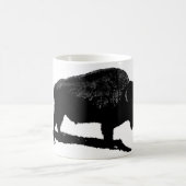 Zwarte en witte buffels koffiemok (Center)
