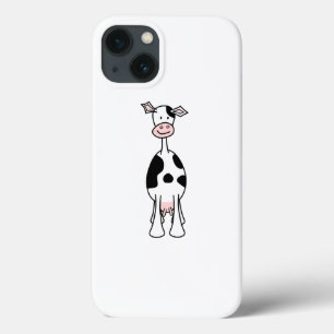 Zwarte en witte Cartoon. Voorkant. iPhone 13 Hoesje