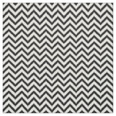 Zwarte en witte Chevron Stof (Swatch)