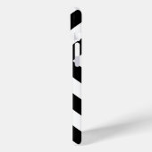 Zwarte en witte Chevrons Case-Mate iPhone Case (Achterkant / Links)