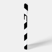 Zwarte en witte Chevrons Case-Mate iPhone Case (Achterkant / Rechts)