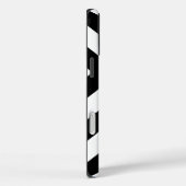 Zwarte en witte Chevrons Case-Mate iPhone Case (Achterkant / Rechts)