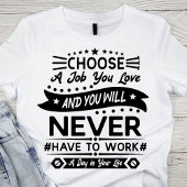 Zwarte en Witte Dag van de Arbeid T-shirt