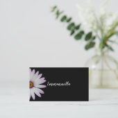 Zwarte en Witte Daisy Visitekaartje (Staand voorkant)