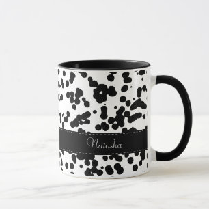 Zwarte en witte Dalmatische Spots Mok