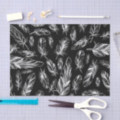 Zwarte en witte doezelaar tissuepapier (Craft)